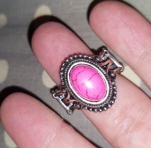 Pink Stone Women's Ring